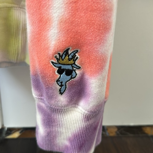 GOAT USA “TIE-DYE” “Distressed” Hooded SWEATSHIRT XSMALL “SOLD OUT” on GOATUSA - Picture 7 of 7